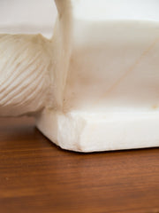 Carved Marble Bust of a Woman