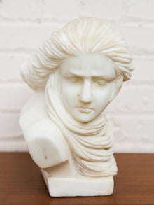 Carved Marble Bust of a Woman