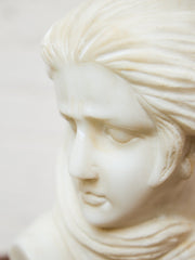 Carved Marble Bust of a Woman
