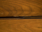 Walnut 3 drawer Mid Century Dresser