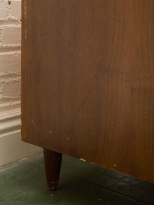 Walnut 3 drawer Mid Century Dresser
