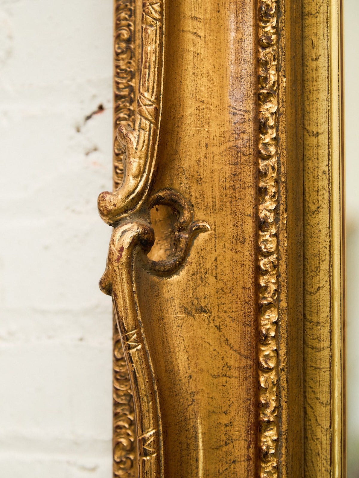 Ornate Gold Rectangle French Mirror