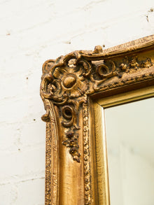 Ornate Gold Rectangle French Mirror