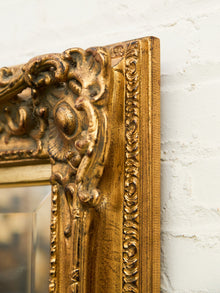 Ornate Gold Rectangle French Mirror