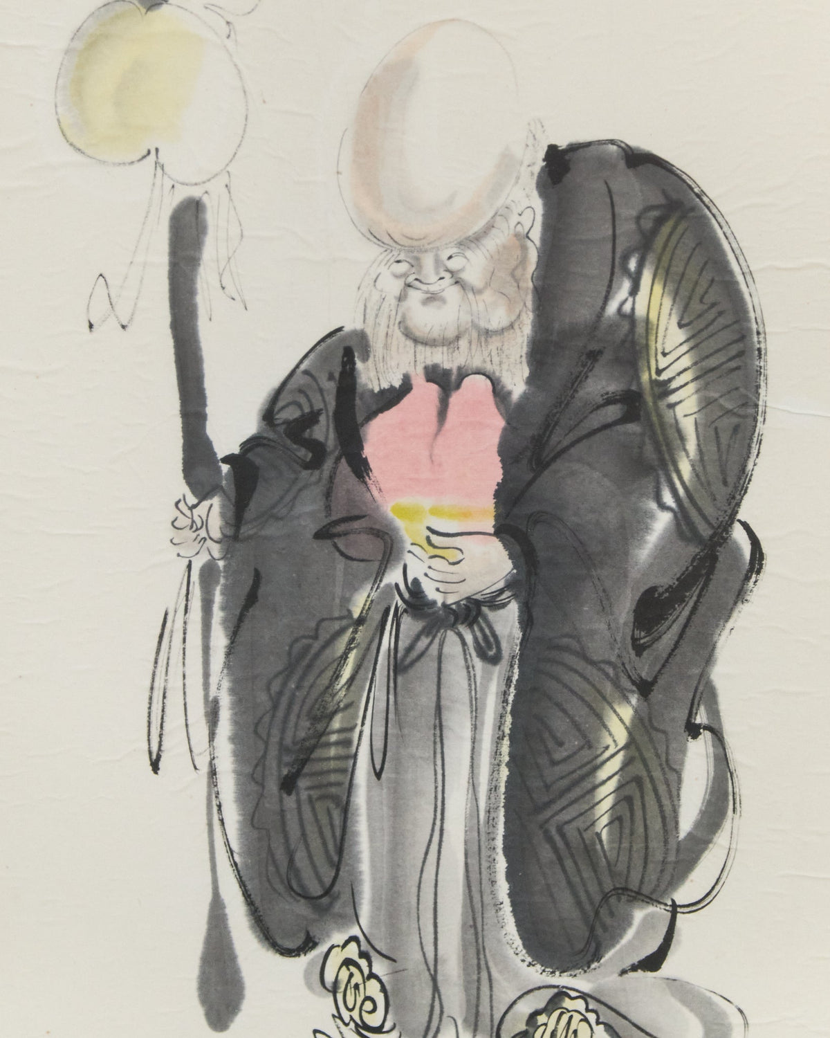 Painting of Hotei, A deity in Japanese