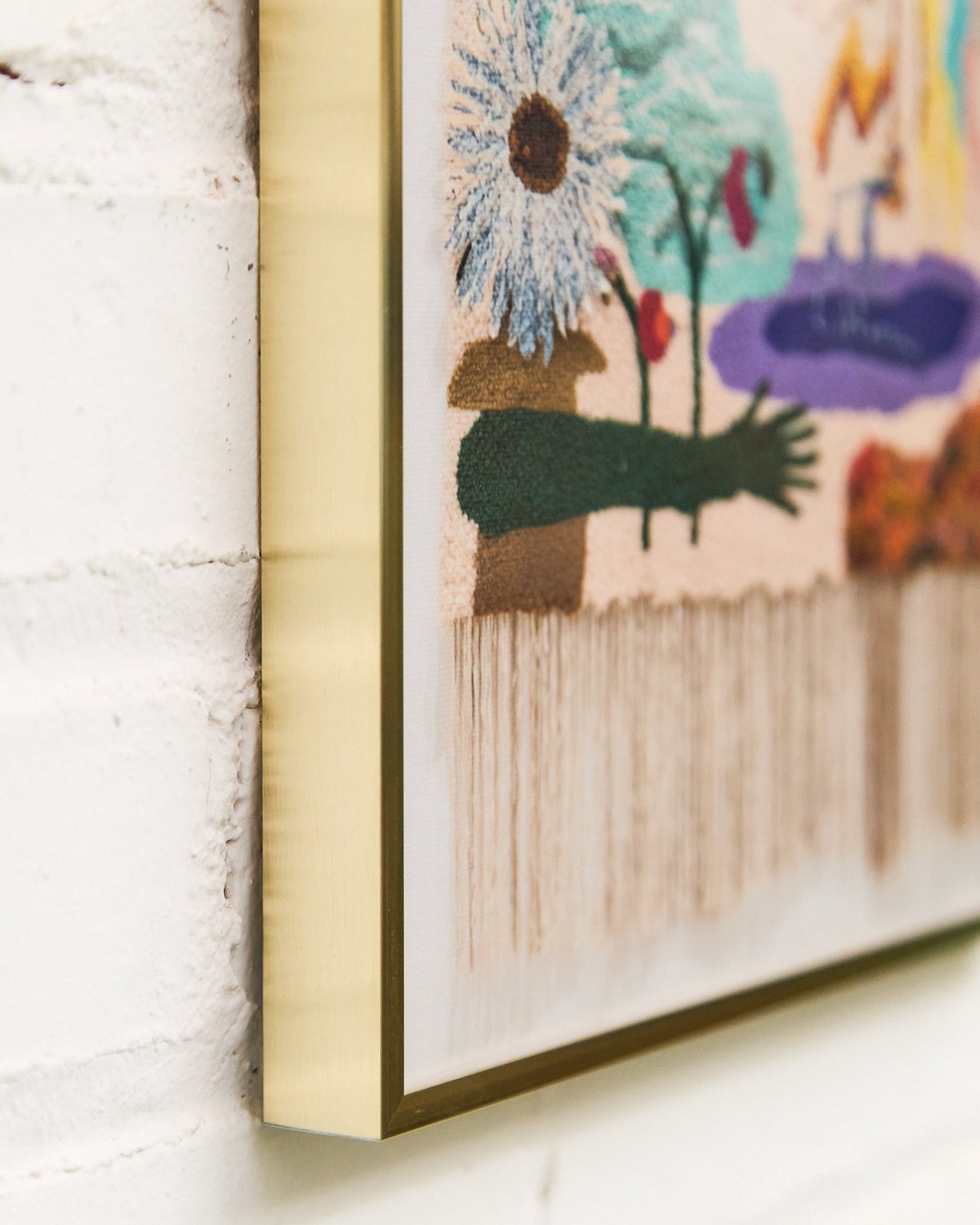 Dreamscape in Thread and Color Print