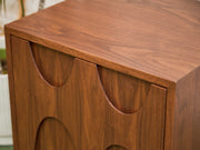 Pair of Scandi Nightstands with Plinth Base