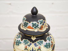 Beautiful Large Delft Royal Goedewaagen Iris Lidded Jar