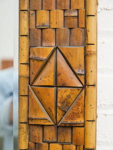Tiki Style Mid Century Mirror