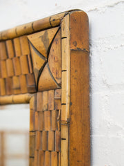 Tiki Style Mid Century Mirror