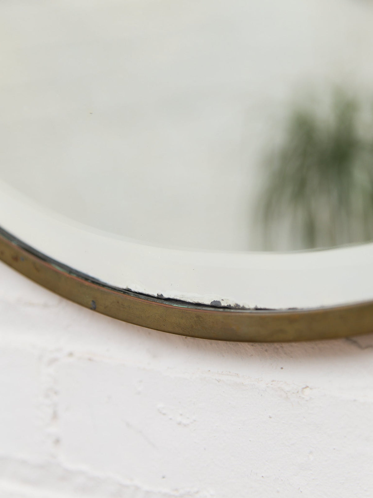 Turn of the Century Vintage Oval Beveled Mirror