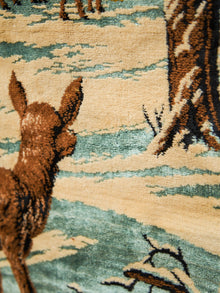 Vintage Winter Dear Tapestry