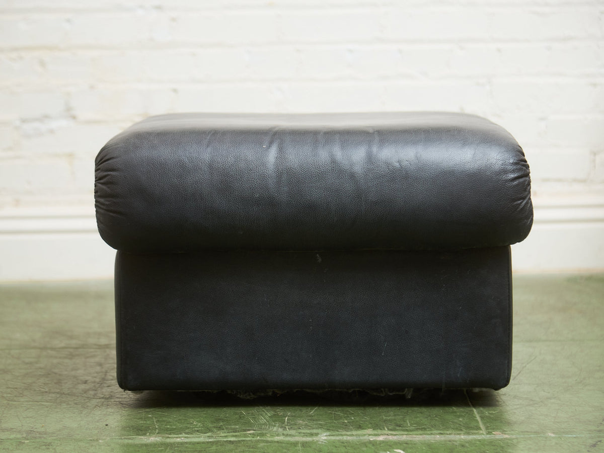Leather 1970’s Plinth Ottoman