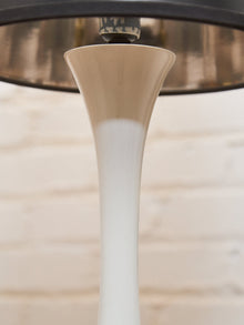 Tulip Base Vintage Lamp Black Shade