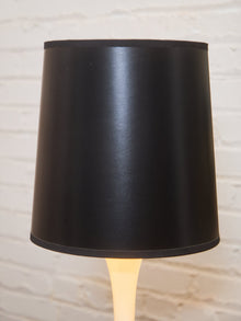 Tulip Base Vintage Lamp Black Shade