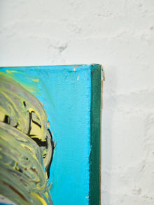 Peg Bold Modern Portrait acrylic Painting Signed