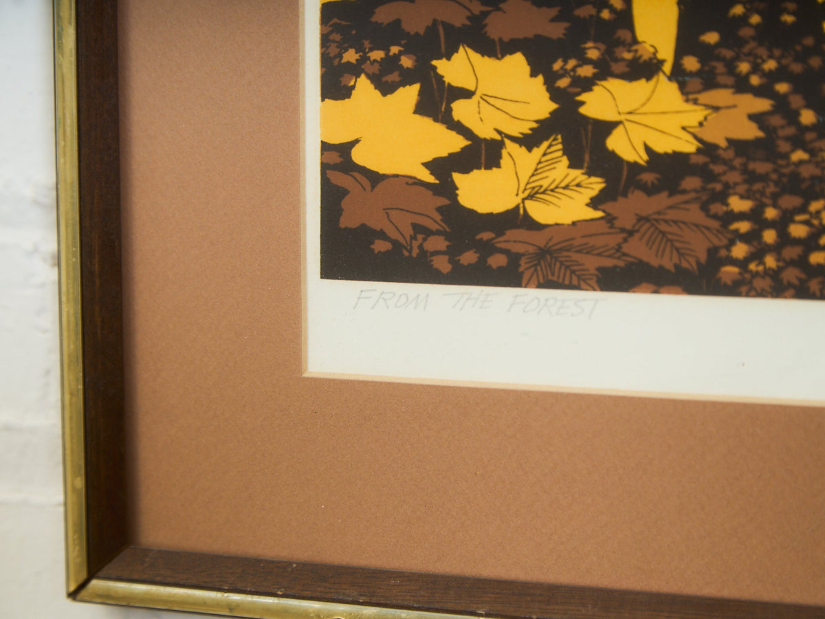 1970’s Forest Serigraph artwork