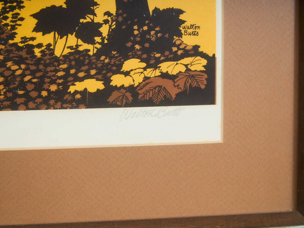 1970’s Forest Serigraph artwork