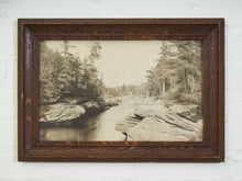 WS Blatchley Stereoscopic Photograph of the Wisconsin River
