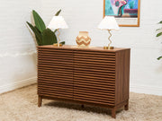 Compact Slat 6 Drawer Dresser