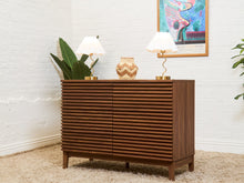 Compact Slat 6 Drawer Dresser