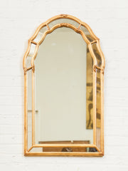 Gilt Arch Mirror with Scalloped Silhouette