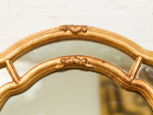Gilt Arch Mirror with Scalloped Silhouette