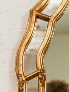 Gilt Arch Mirror with Scalloped Silhouette