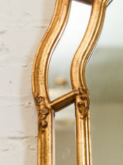 Gilt Arch Mirror with Scalloped Silhouette