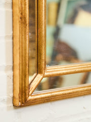 Gilt Arch Mirror with Scalloped Silhouette