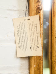 Gilt Arch Mirror with Scalloped Silhouette
