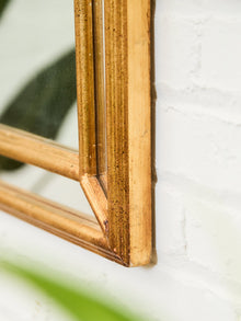 Gilt Arch Mirror with Scalloped Silhouette