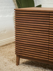 Compact Slat 6 Drawer Dresser