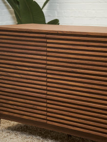 Compact Slat 6 Drawer Dresser