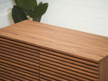 Compact Slat 6 Drawer Dresser