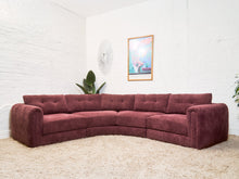 Harlow Sectional in Plum