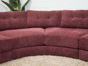 Harlow Sectional in Plum