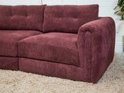 Harlow Sectional in Plum