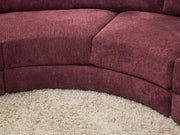Harlow Sectional in Plum