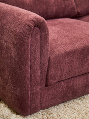 Harlow Sectional in Plum