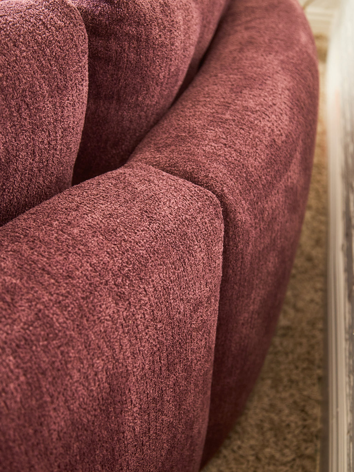 Harlow Sectional in Plum