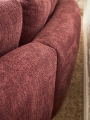 Harlow Sectional in Plum
