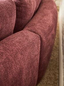 Harlow Sectional in Plum