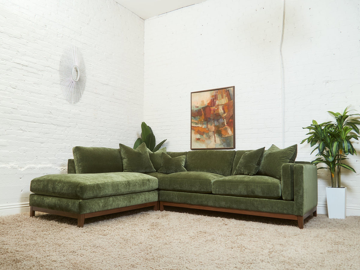 Lisette Sectional with Bumper Chaise