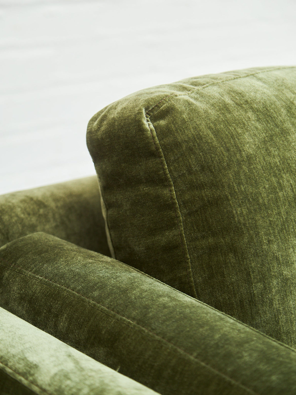 Lisette Armchair in Olive Moss