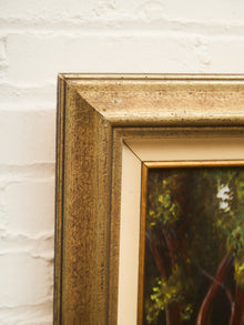 Framed River Landscape Oil Painting by Towski