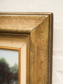 Framed River Landscape Oil Painting by Towski