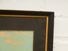 Vintage Japanese Woodblock print Framed