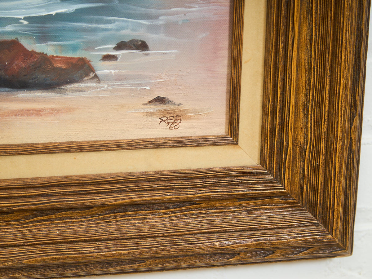 Coastal Serenity oil Painting