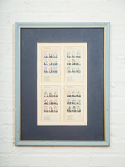 1986 Ameripex '86 United States postage stamps, Scott #2216-19 Framed